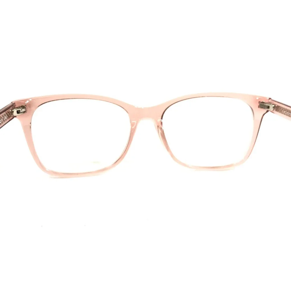 Lacoste Eyeglasses Frames L2870 662 Clear Pink Cat Eye Square Full Rim 54-17-140
